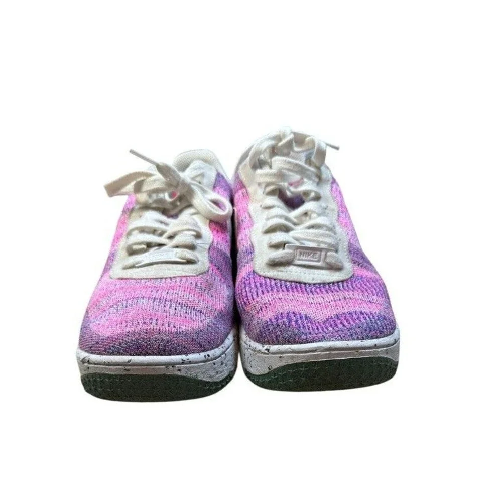 Nike Air Force 1 Crater Flyknit Womens Size 11 Fuchsia Glow DC7273-500 Sneakers - Picture 9 of 10